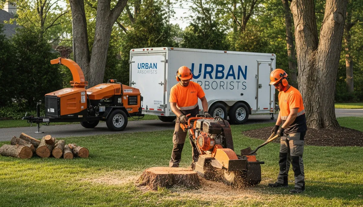 Professional stump removal service in Buffalo, NY by Chop Chop Tree experts restoring yard appeal